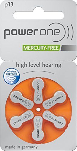 Power One Hearing Aid Batteries P13 (Pack Of 6)