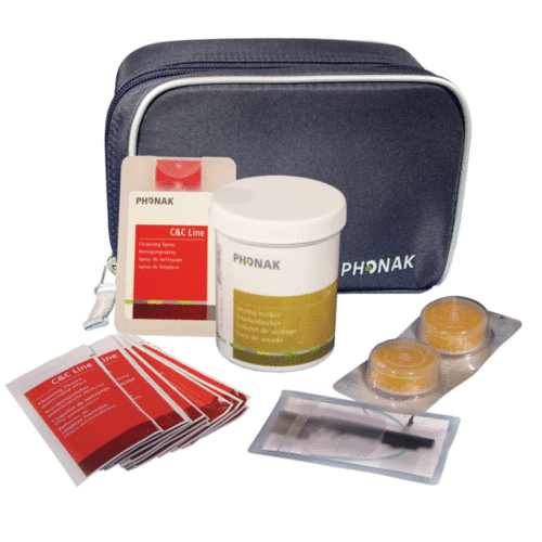 Clean and Care Kit for In-the-ear and Slimtube/RIC hearing aids